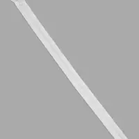 Молния &laquo;Спираль&raquo;, №5, разъёмная, замок автомат, 60 см, белая