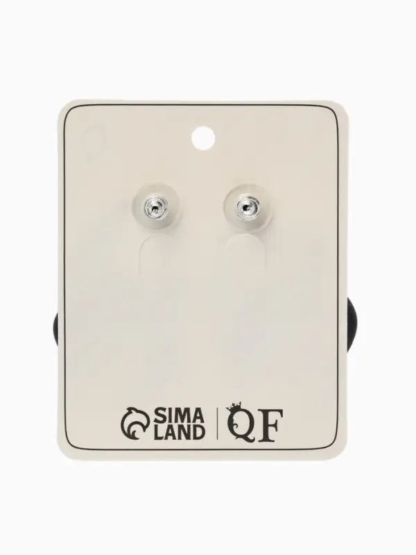 Серьги металл &laquo;Цепь&raquo;, диагональ, 2 полых ромба, серебристо-чёрные