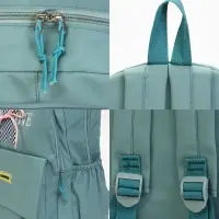 Рюкзак школьный на молнии, с карманами, с принтом, размер 30&times;13&times;44 см, зелёный