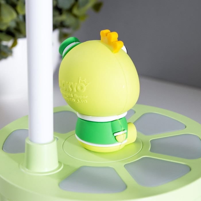 Лампа настольная  Лампа настольная "Мини лягушенок" LED 3 режима 6,4Вт USB салатовый 10х10х37,5 см RISALUX