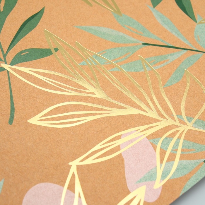 Пакет подарочный крафтовый, упаковка, &laquo;Eco mood&raquo;, 37 х 29.5 х 12 см