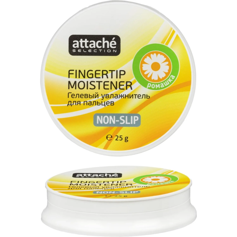 Подушка для смачивания пальцев гелевая гелевая Attache Selection Ромашка, 2