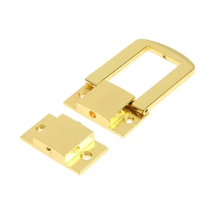 Замок-защелка на ящик ZM01, 4.3×3.2 см, цвет золото