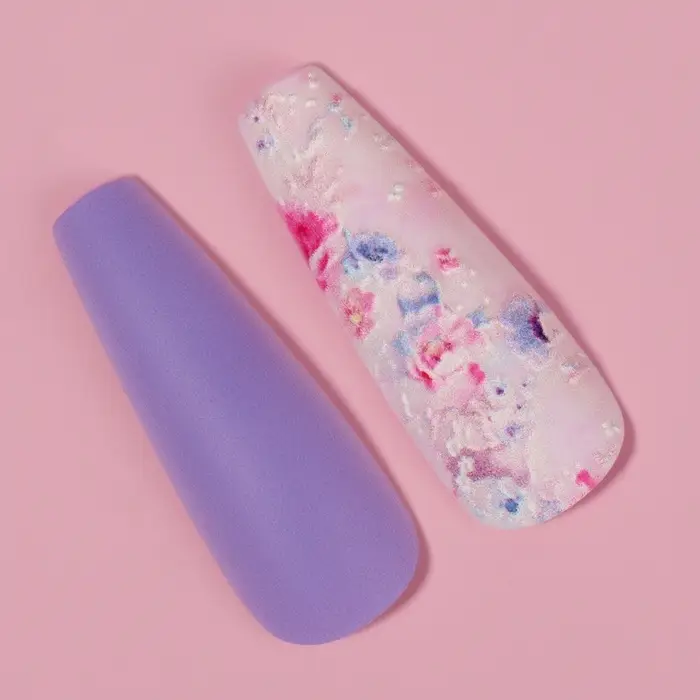 Накладные ногти &laquo;Весна&raquo;, 12 шт., с клеевыми пластинами, форма балерина, разноцветные