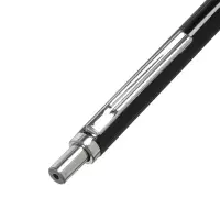 Карандаш цанговый 2.0 мм, металл/пласт, черный корпус, с клипом