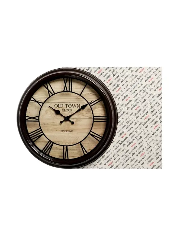 Часы настенные классические, бесшумные, плавный ход, d=31 см