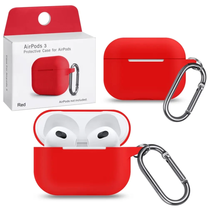 Чехол Apods 3 Red с карабином #16 Чехол Apods 3 Red с карабином #16