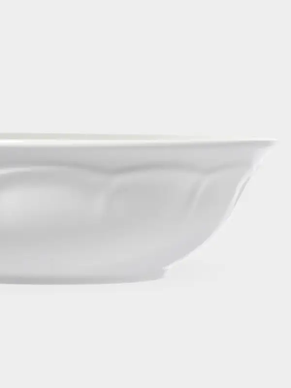 Тарелки глубокие WY Renessans, 850 мл, d=22.5 см, набор 2 шт., фарфор, белые