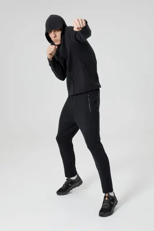 Куртка с капюшоном унисекс Begi, черная, размер S Куртка с капюшоном унисекс Begi, черная, размер S