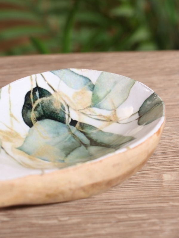 Подставка под ложку Подставка под ложку "Листья" дерево манго 25,5х9х3,8 см