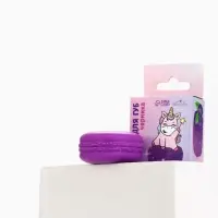 Блеск макарун в коробочке &laquo;Единорожка&raquo;, 10 мл, вкус черника, тон прозрачный