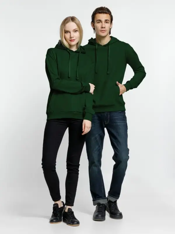 Худи Kirenga 2.0, темно-зеленое, размер XS Худи Kirenga 2.0, темно-зеленое, размер XS