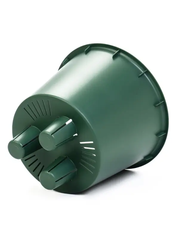 Кашпо со вставкой 7,8 л d28 см h25,5 см РАМОНА нефритовый,