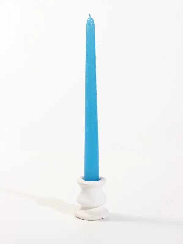 Свечи античные, набор 4 шт., 2.2&times;24 см, 8 ч, 50 г, синие