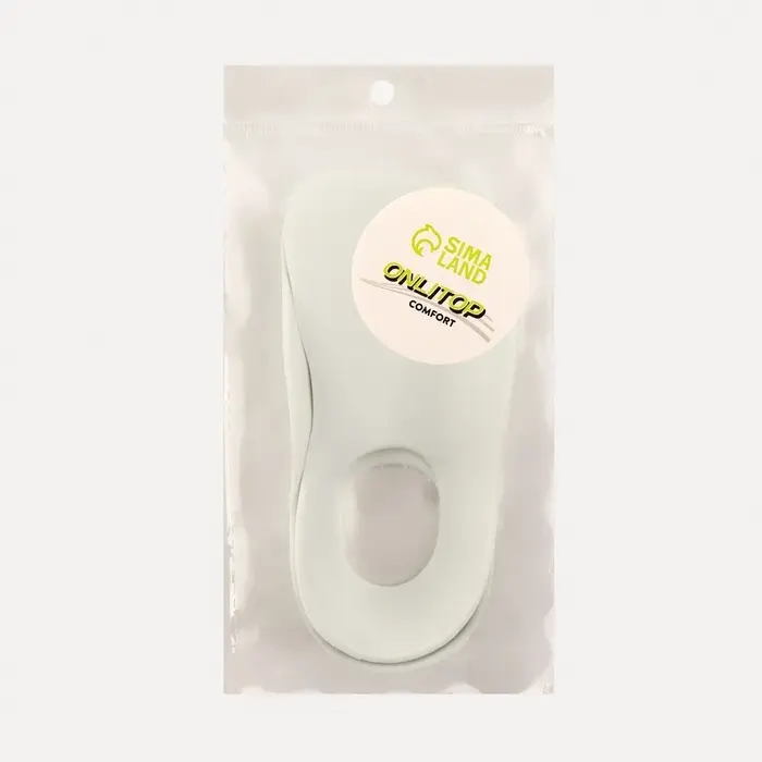 Полустельки для обуви, M р-р, 16&times;7 см, пара, белые