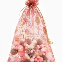 Мешочек подарочный органза &laquo;Волшебного Нового года!&raquo;, 20&times;30 см