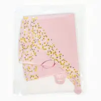 Воздушный шар фольгированный 25" сфера " С днем рождения" розовое-золото