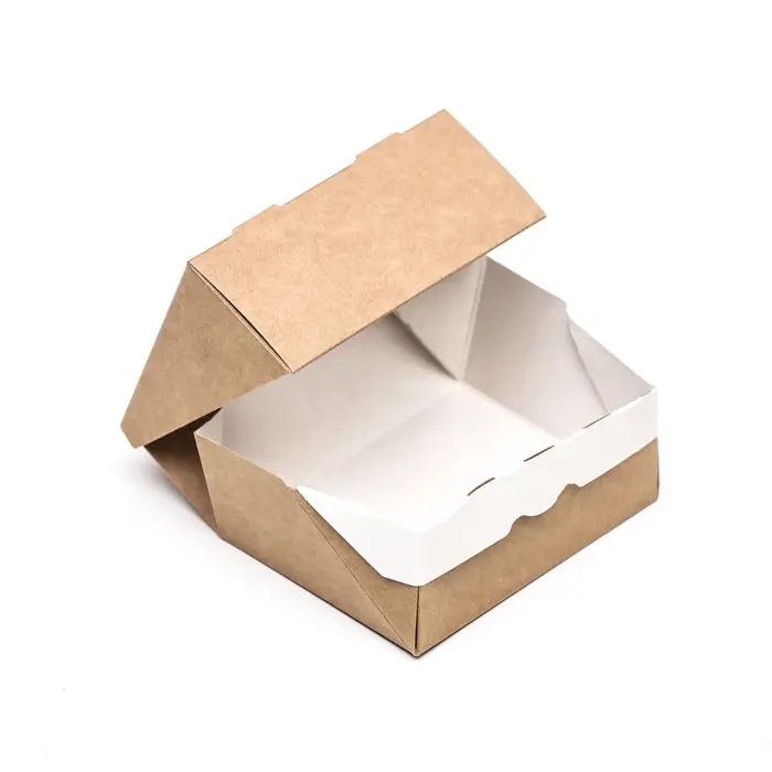 Коробка складная, с окном, крафтовая, 9×7×4 см