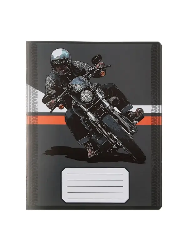 Комплект тетрадей из 10 штук, 18 листов в клетку Calligrata "Racing", обложка мелованная бумага, ВД-лак, блок офсет, 5 видов по 2 штуки