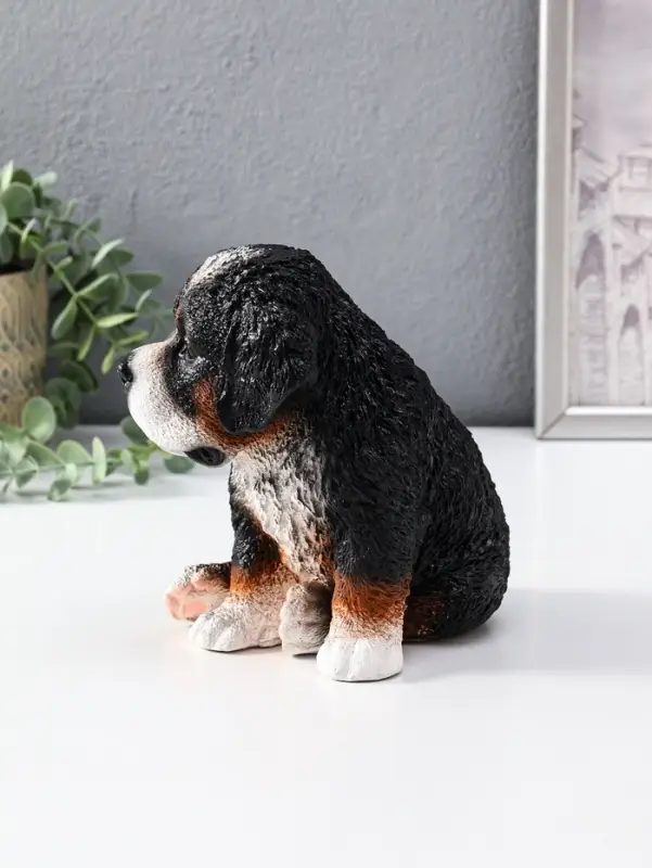Копилка  Щенок Зенненхаунда Берни Высота 17*13*18 см