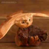 Сувенир &laquo;Сова на коряге&raquo;, 20&times;8&times;10 см, дерево