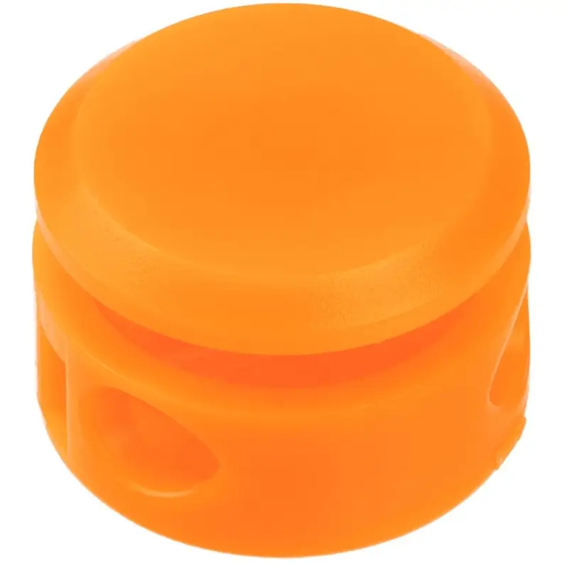 Двойной фиксатор для шнура Brоgy, оранжевый неон Двойной фиксатор для шнура Brоgy, оранжевый неон