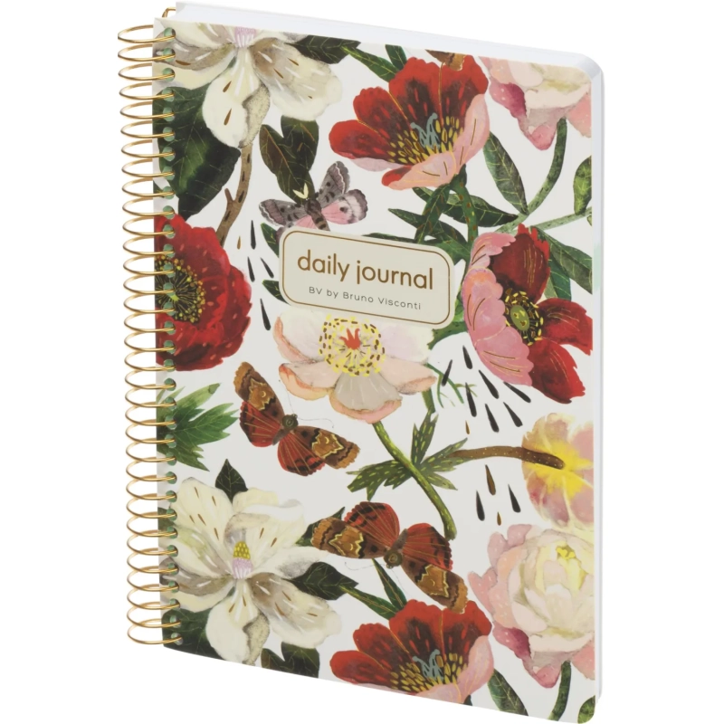 Ежедневник недатированный CUTE DIARY А5,BV,136,ПИОН,зол.греб,3-701/10