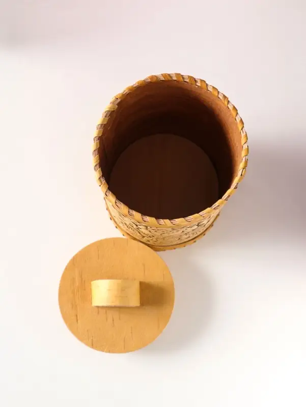 Туес &laquo;Розы&raquo;, 12х17см береста