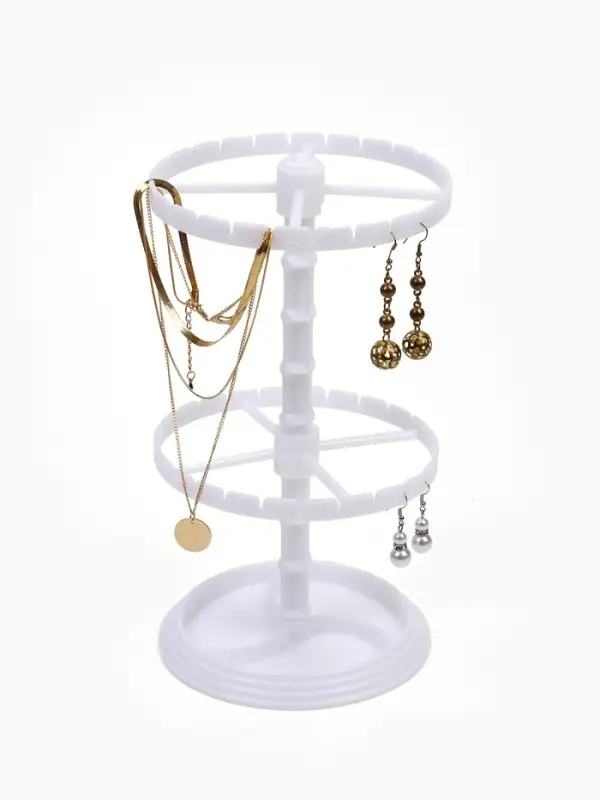 Подставка для украшений &laquo;QF. Карусель&raquo;, универсальная, 16&times;16&times;28 см, белая