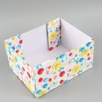 Коробка складная &laquo;Шарики&raquo;, 31 х 25,5 х 16 см