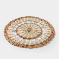 Подставка под горячее, 39&times;39&times;1 см, ротанг