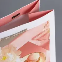 Пакет подарочный ламинированный &laquo;Самой желанной&raquo;, розовый, 26&times;12&times;32 см