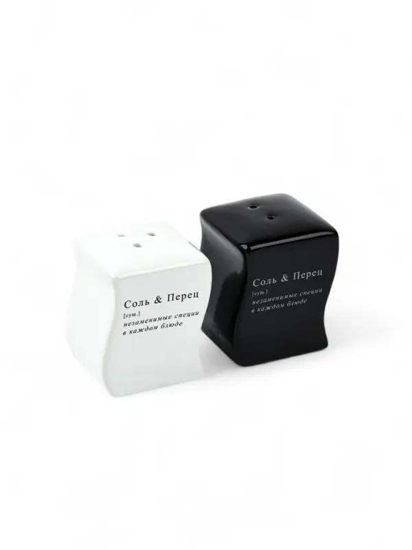 Солонка и перечница &laquo;Соль и перец&raquo;, 100 мл