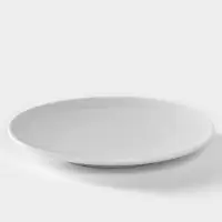 Блюдце Добрушский завод &laquo;Бельё&raquo;, d=12.5 см, фарфор, белое