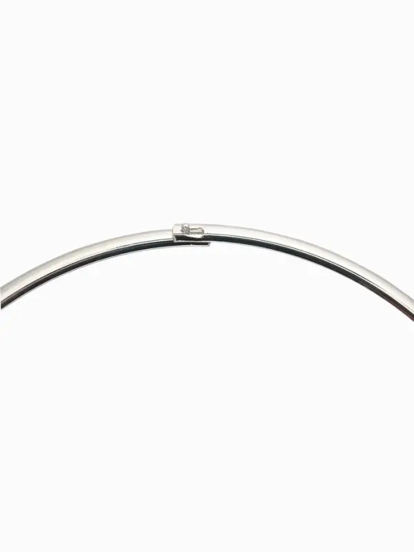 Чокер «Обруч» на шею, цвет серебро