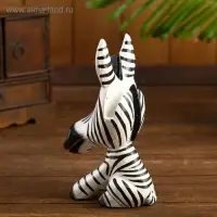Сувенир дерево "Маленькая зебра" подставка под очки 20х14х7 см Сувенир дерево "Маленькая зебра" подставка под очки 20х14х7 см