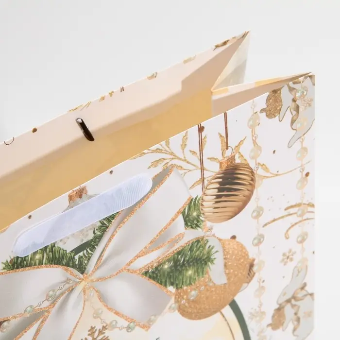 Пакет подарочный новогодний ламинированный «Счастье случится», L 31 х 40 х 11,5 см Пакет подарочный новогодний ламинированный «Счастье случится», L 31 х 40 х 11,5 см