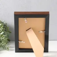 Фоторамка пластик 13х18 см "Прованс" тёмно-коричневый 21,7х16,8х3 см