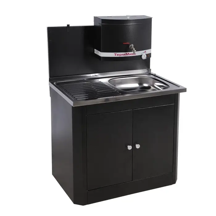 Умывальник &laquo;ТермМикс&raquo; Тандем, с ЭВН, нержавеющая мойка, 1250 Вт, 17 л, цвет серебро