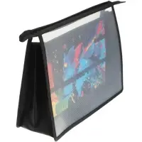 Папка для труда А4 &laquo;Яркие краски&raquo;, молния сверху