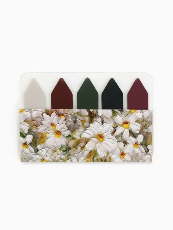 Стикеры с липким слоем  Стикеры с липким слоем "Ромашки", 20 л, 5 шт