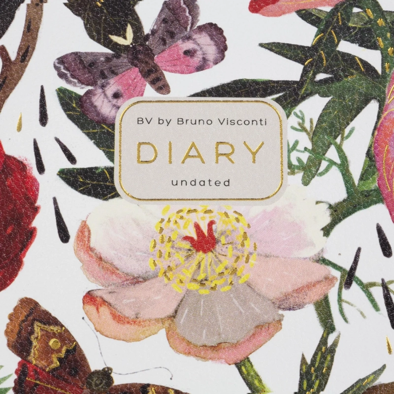 Ежедневник недатированный А5+ FLORA.Пионы 3-744/08