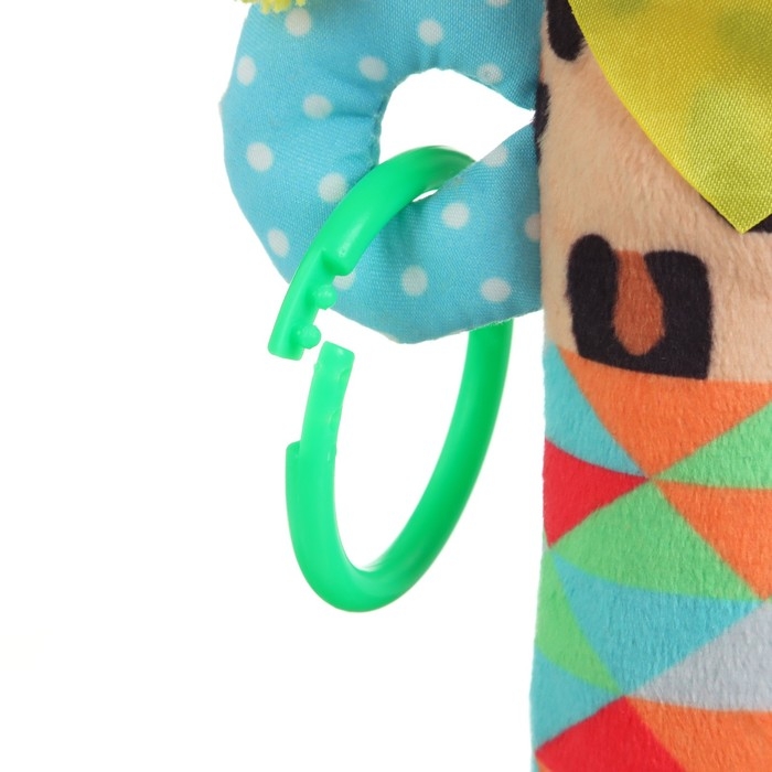 Игрушка - пищалка  Игрушка - пищалка "Леопард" с погремушкой