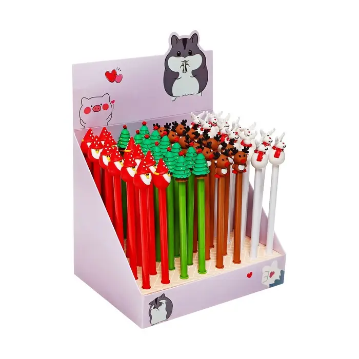 Ручка - прикол гелевая Calligrata «Новый год», неавтоматическая, чёрные чернила, 0.38 мм, штрихкод на штуке, подарочная, МИКС Ручка - прикол гелевая Calligrata «Новый год», неавтоматическая, чёрные чернила, 0.38 мм, штрихкод на штуке, подарочная, МИКС