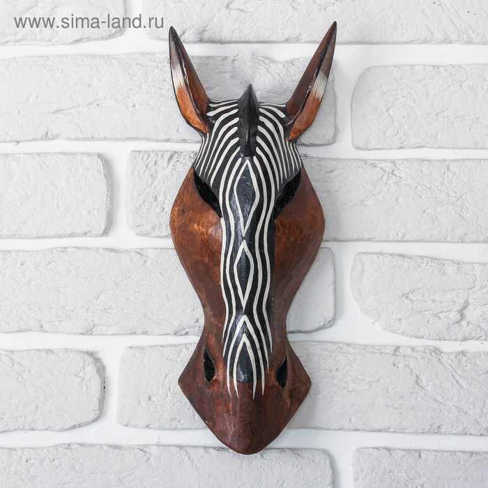 Маска дерево "Зебра" 30х11х4,5 см