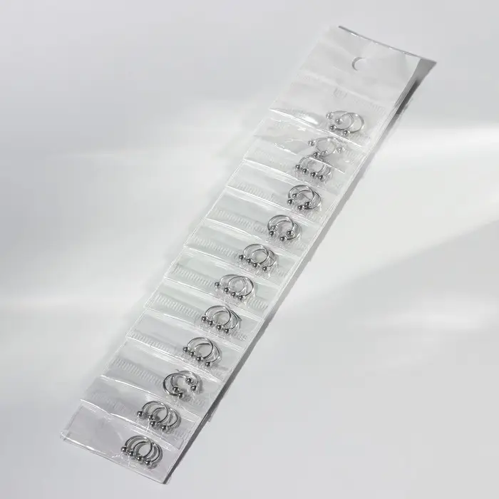 Пирсинг в бровь циркуляр, шар, d=8 мм, пара, цвет серебро Пирсинг в бровь циркуляр, шар, d=8 мм, пара, цвет серебро