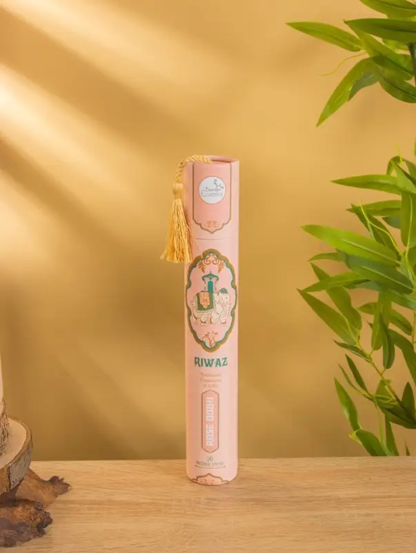 Благовония в тубусе Благовония в тубусе "Роза" 30 штук с деревянной подставкой