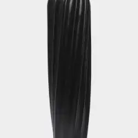 Ваза напольная керамика "Бласио" 58х14 см, чёрный
