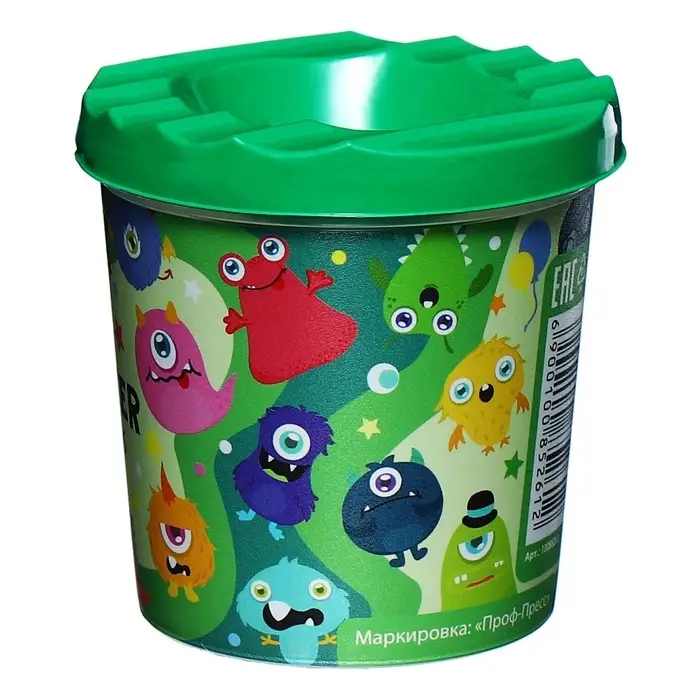 Стакан - непроливайка для рисования Calligrata &laquo;Монстрики&raquo;, 210 мл, с рисунком