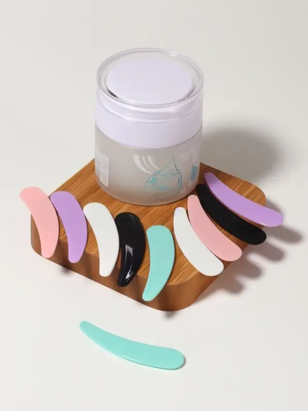 Шпатель - лопатка для косметических средств, набор - 10 шт., разноцветный